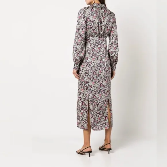🆕 Cinq á Sept Quin Midi Dress in Powder Blue Multi