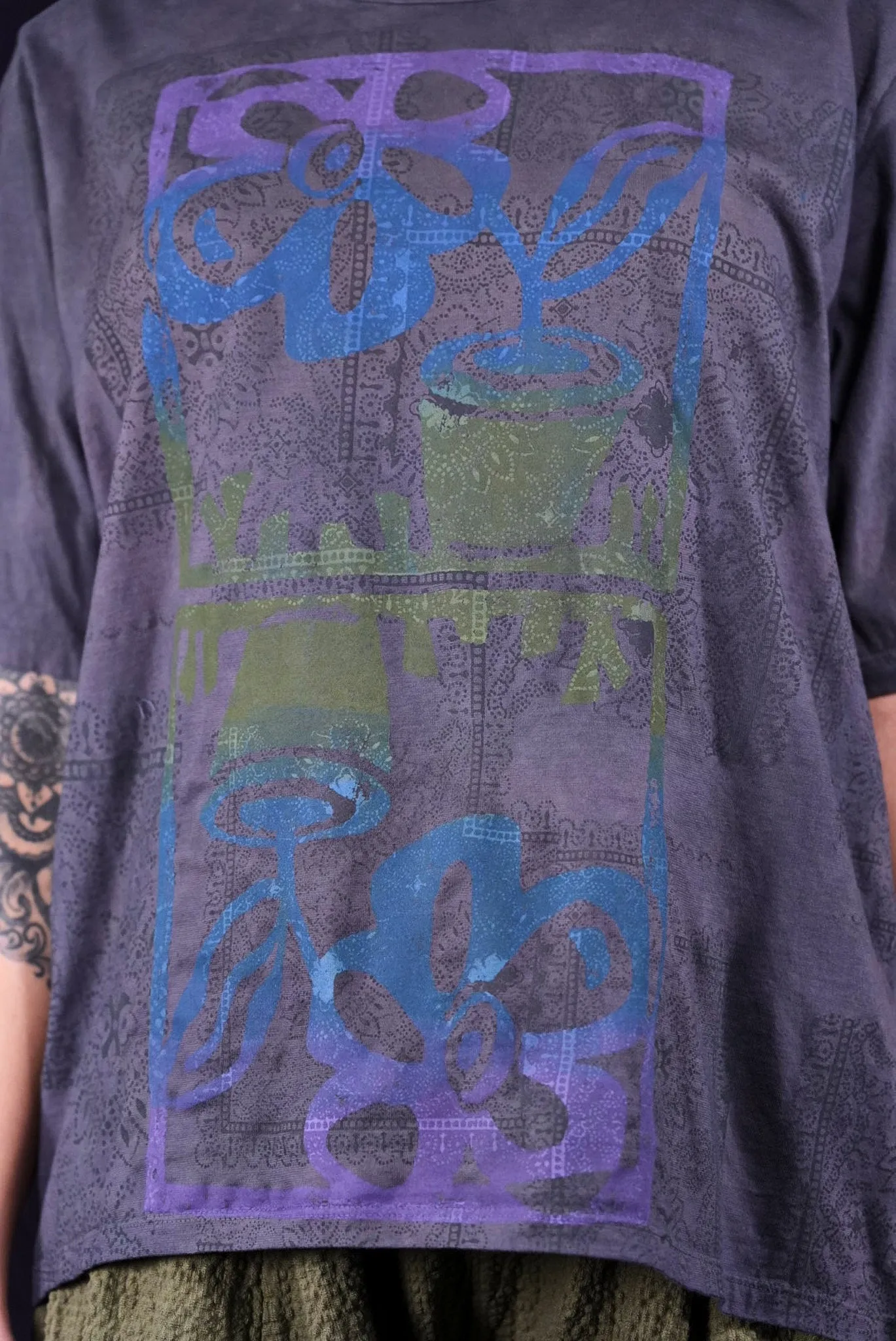 1171HD Fiona Tee Blue Denim Smoke