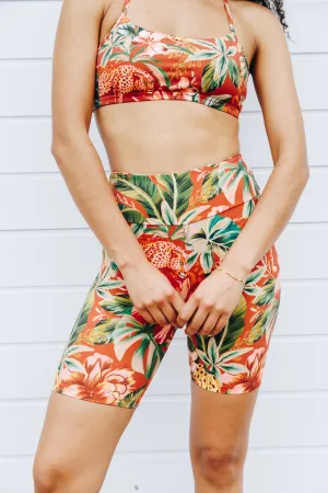 7" Savanna Sunset Biker Shorts