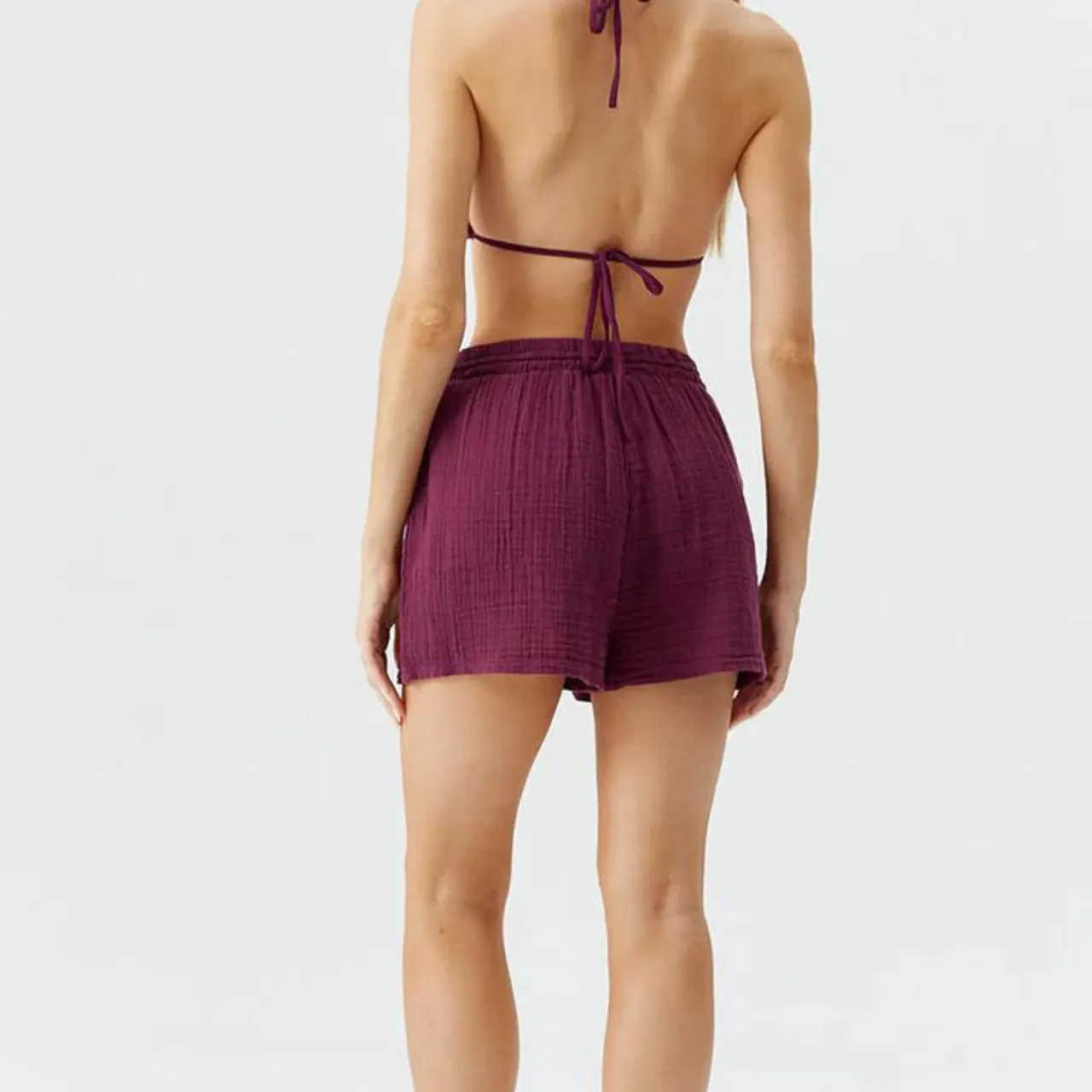 Abbie Bordeaux Shorts