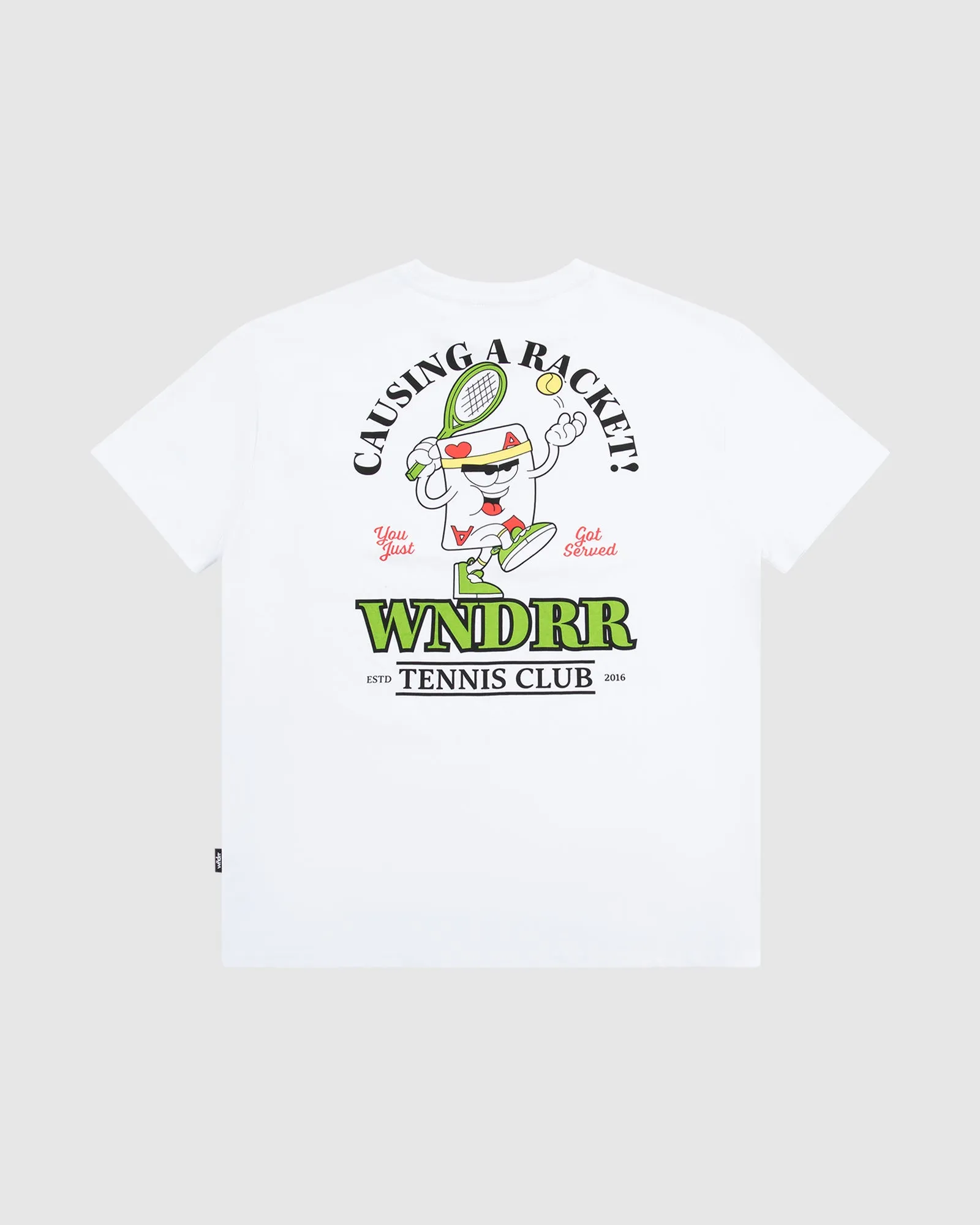 ACE BOX FIT TEE - WHITE