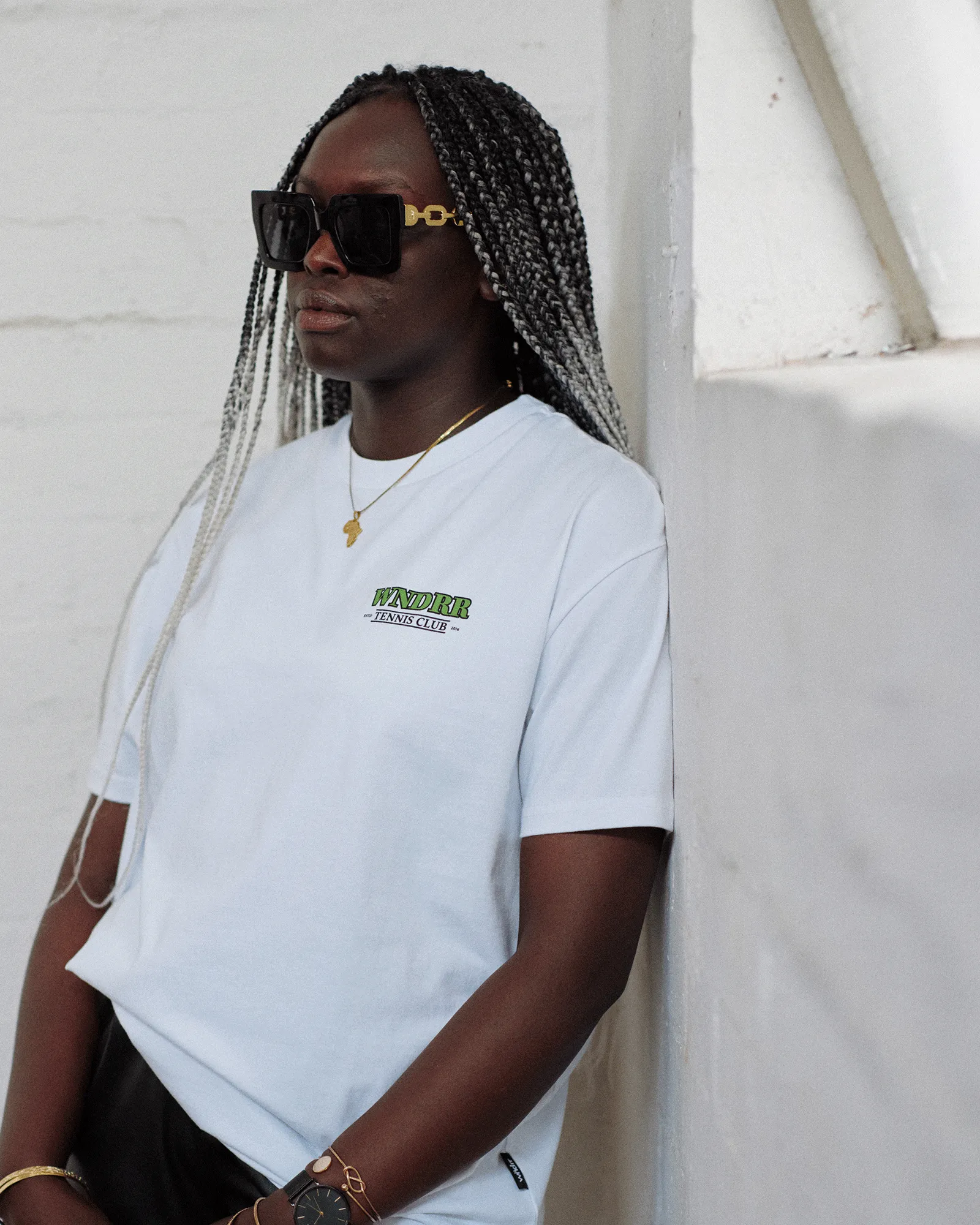 ACE BOX FIT TEE - WHITE