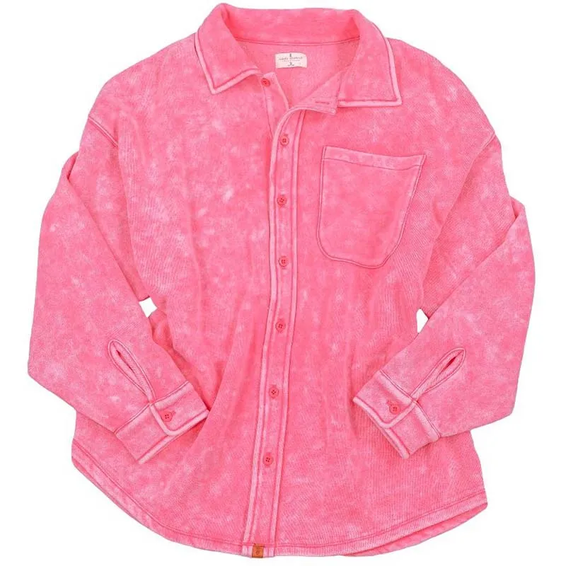 Acid Wash Shacket