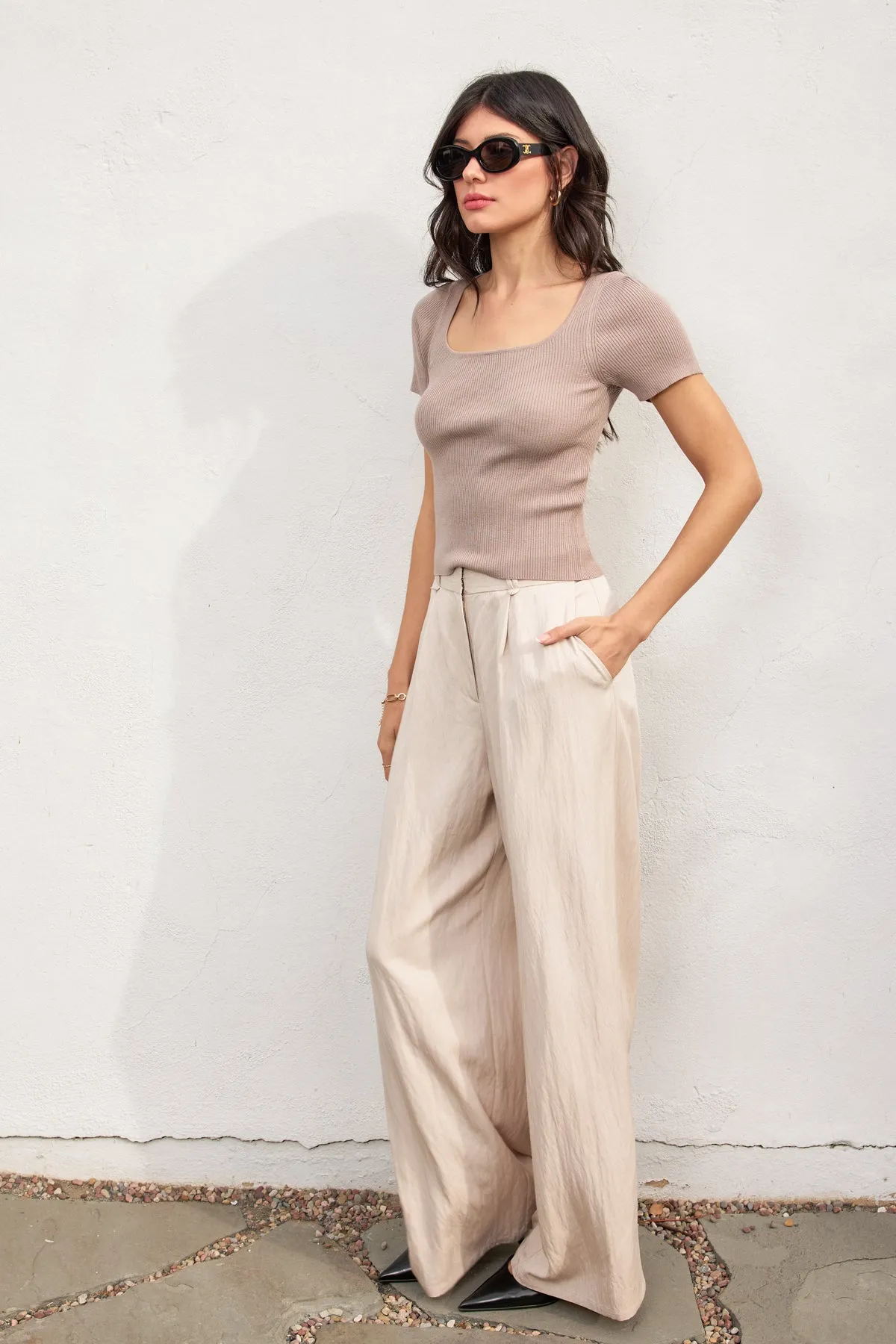Adrienne Wide Leg Trousers