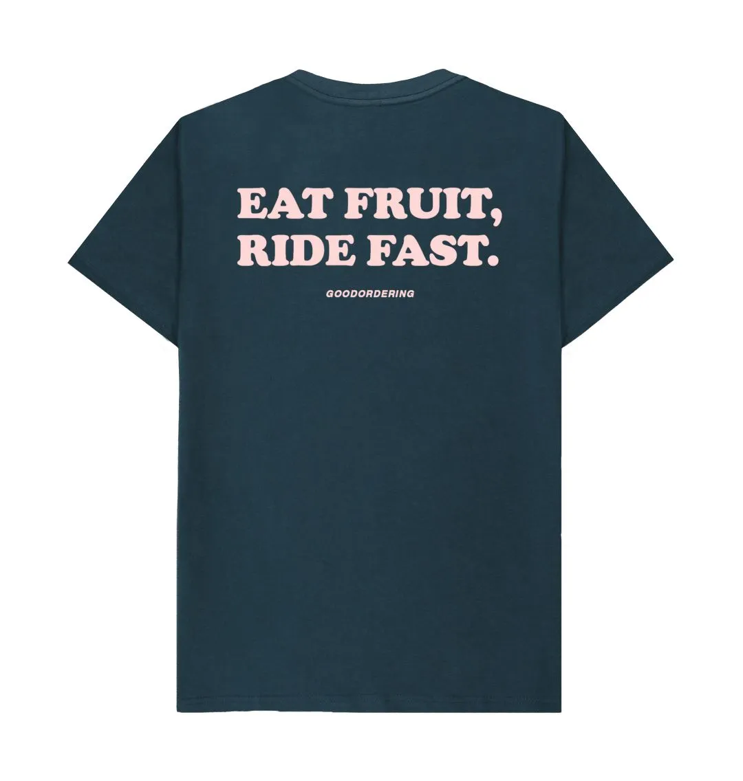 Adults Unisex Eat Fruit, Ride Fast T-shirt