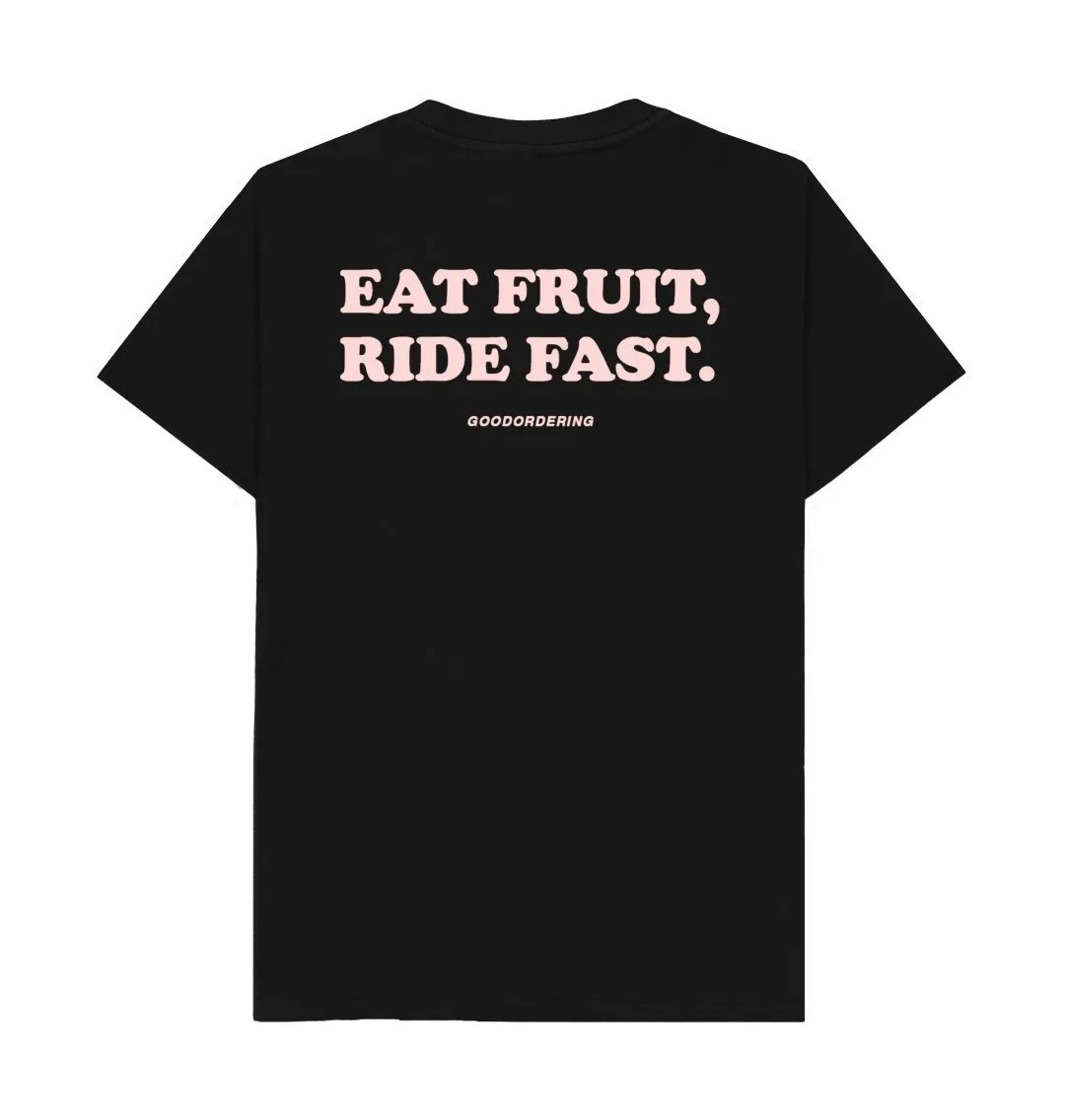 Adults Unisex Eat Fruit, Ride Fast T-shirt