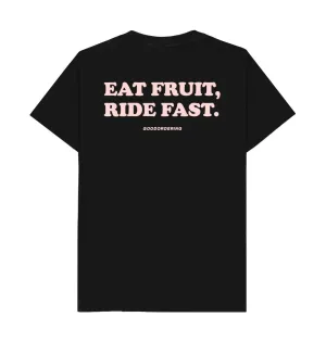 Adults Unisex Eat Fruit, Ride Fast T-shirt