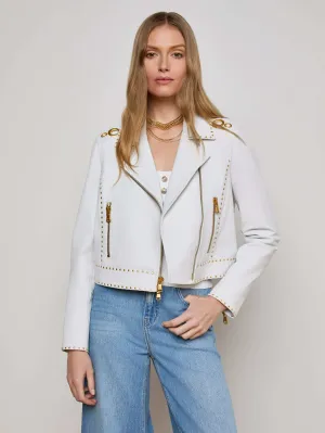 Aelin Studded Leather Jacket