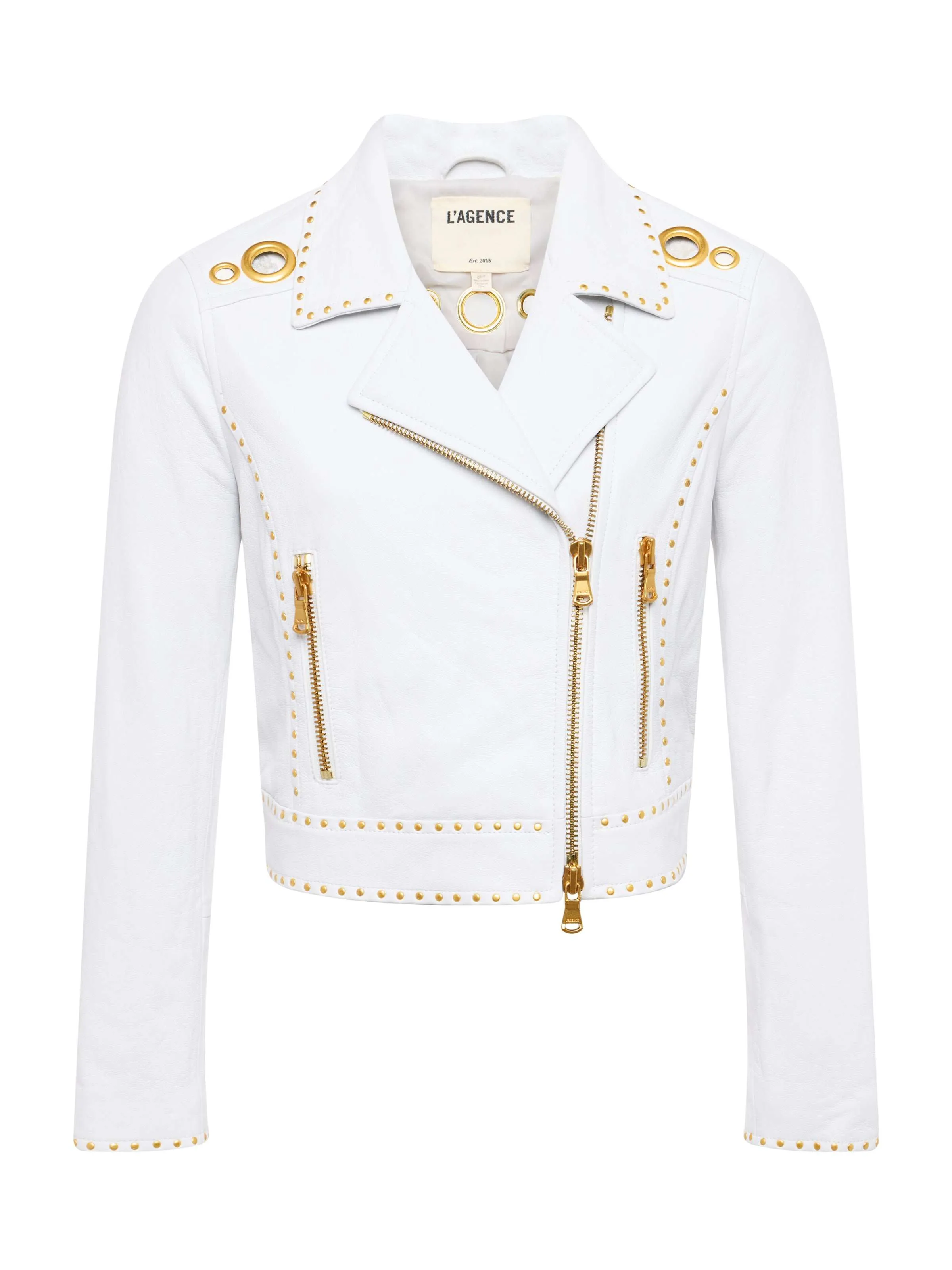 Aelin Studded Leather Jacket
