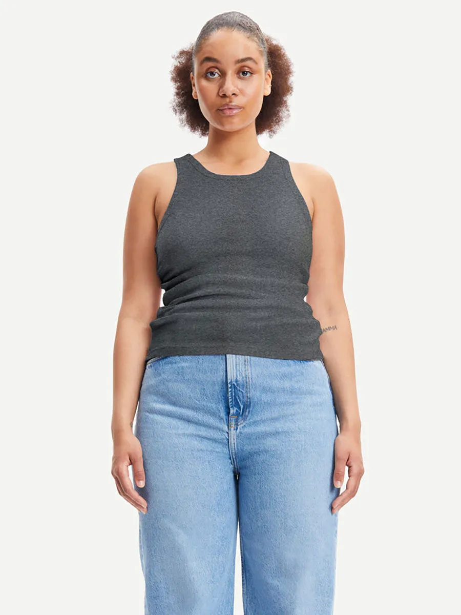 Alexo Tank - Dark Grey Melange