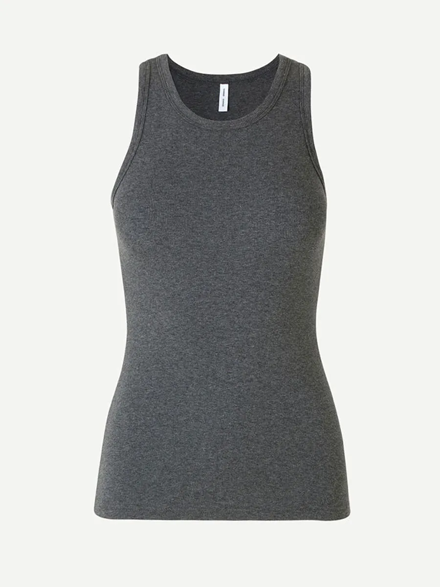 Alexo Tank - Dark Grey Melange