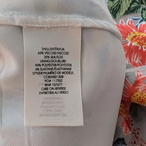 Alice and Olivia  silk blend midi skirt