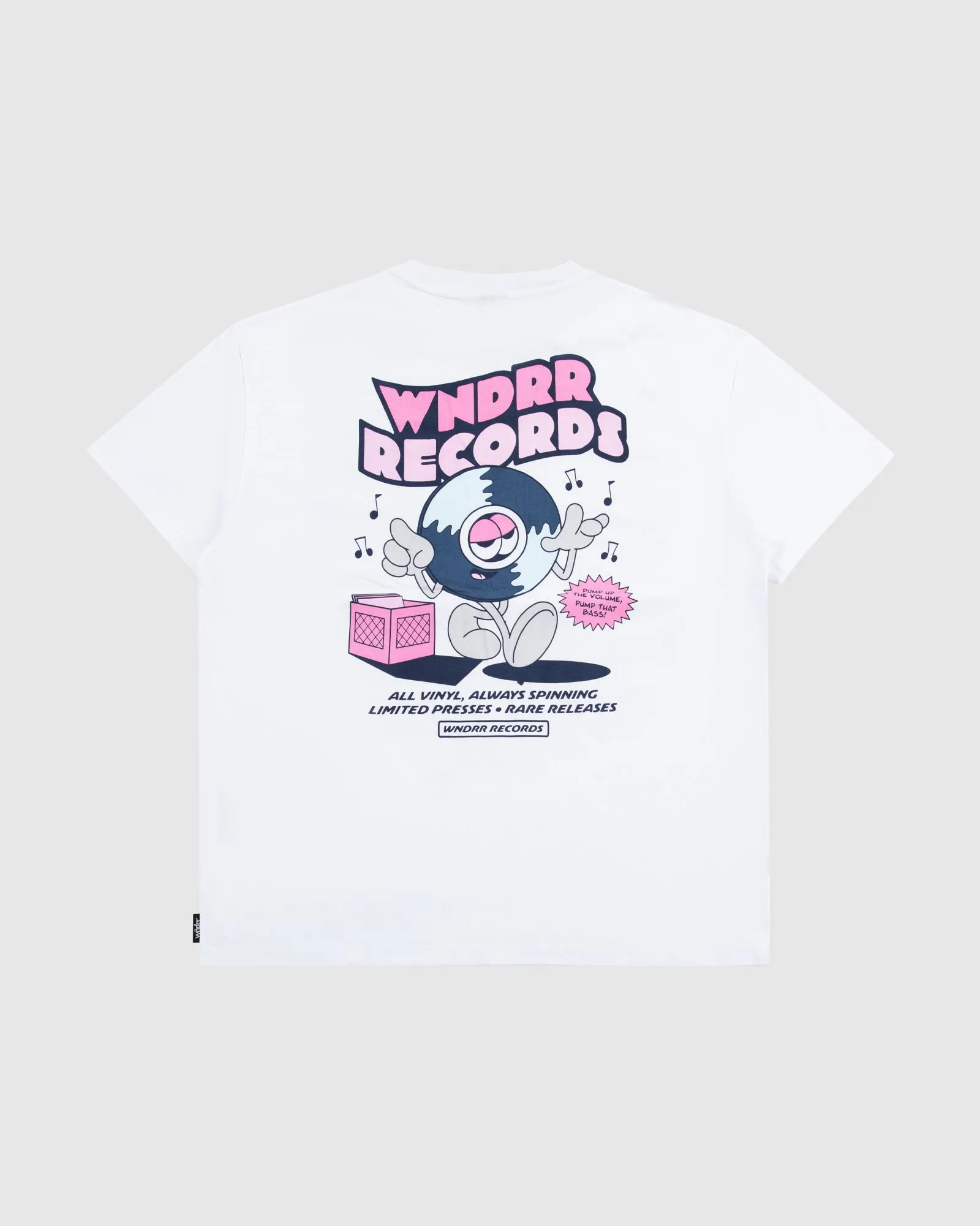 ALL VINYL BOX FIT TEE - WHITE