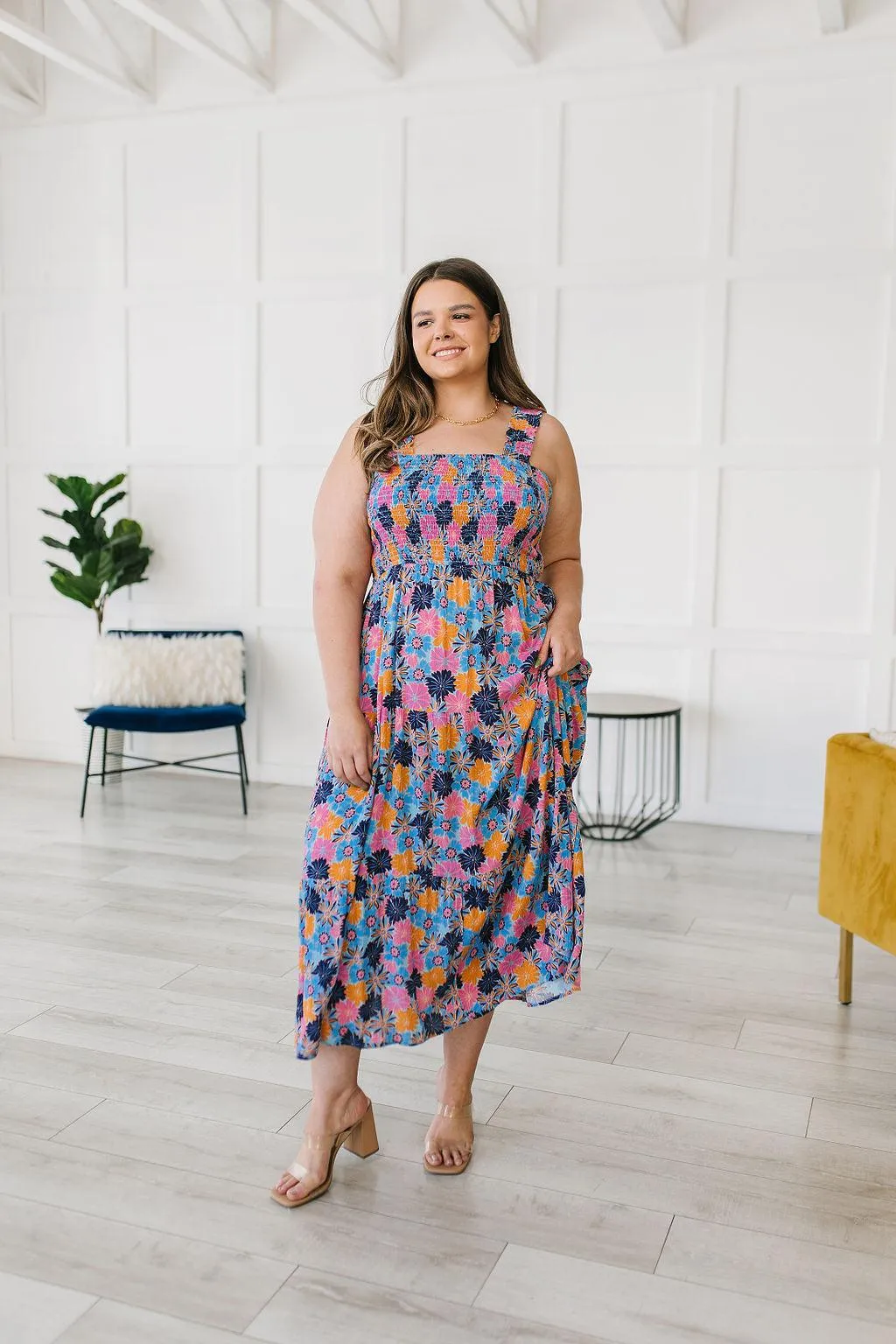 Along The Way Floral Maxi