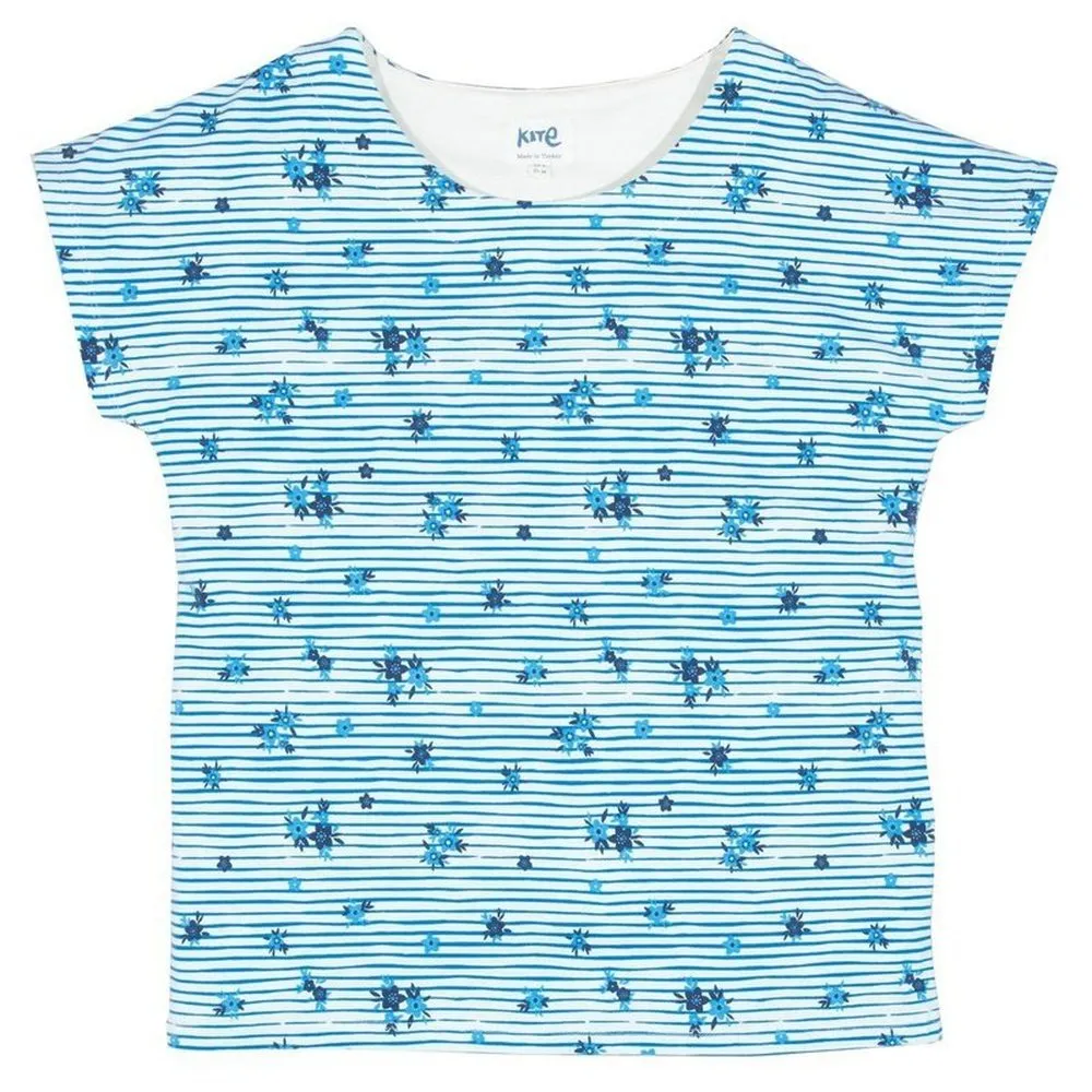 Alum Organic Jersey T-Shirt Stripy Ditsy