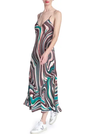 ANA BIAS MIDI DRESS