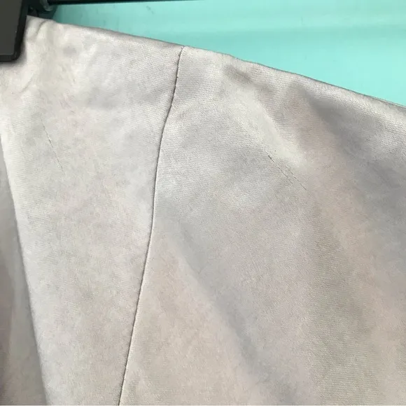 Anthropologie Lucy Paris Pull On Dusty Purple Satin Midi Slip Skirt L Sleek Rare