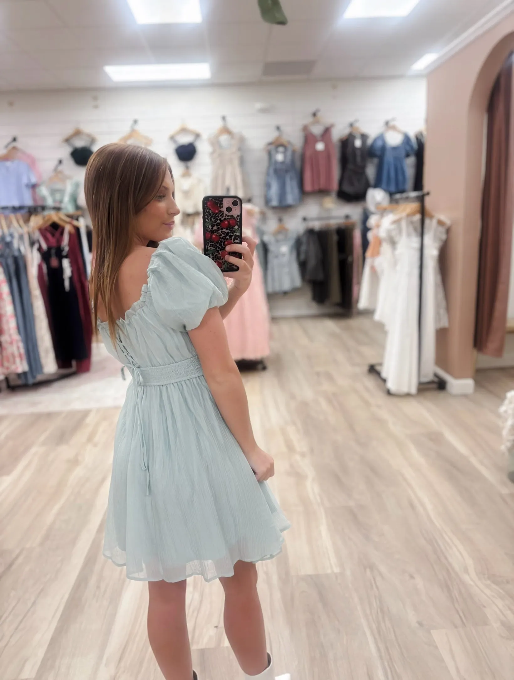 Ava Mae Mint Dress