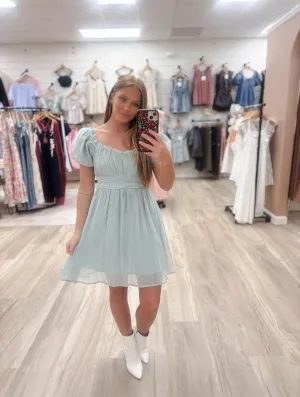 Ava Mae Mint Dress
