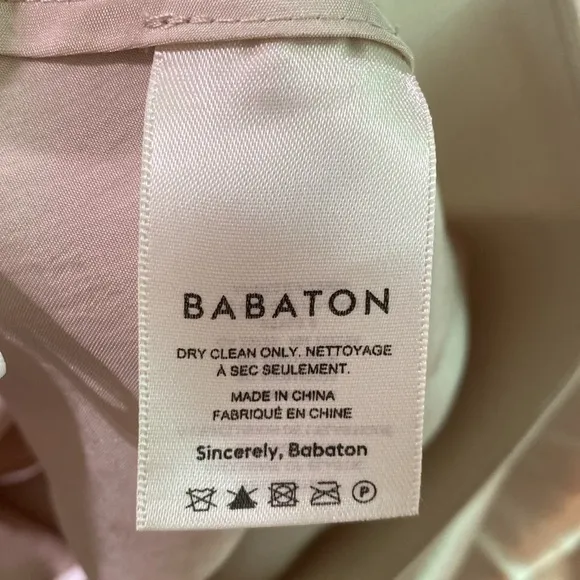 Babaton Aritzia Slip Satin Midi Skirt 14