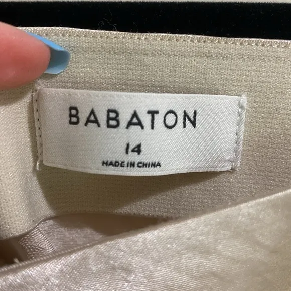Babaton Aritzia Slip Satin Midi Skirt 14