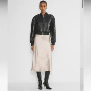 Babaton Aritzia Slip Satin Midi Skirt 14