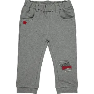 Baby Boy Grey Cotton Trousers