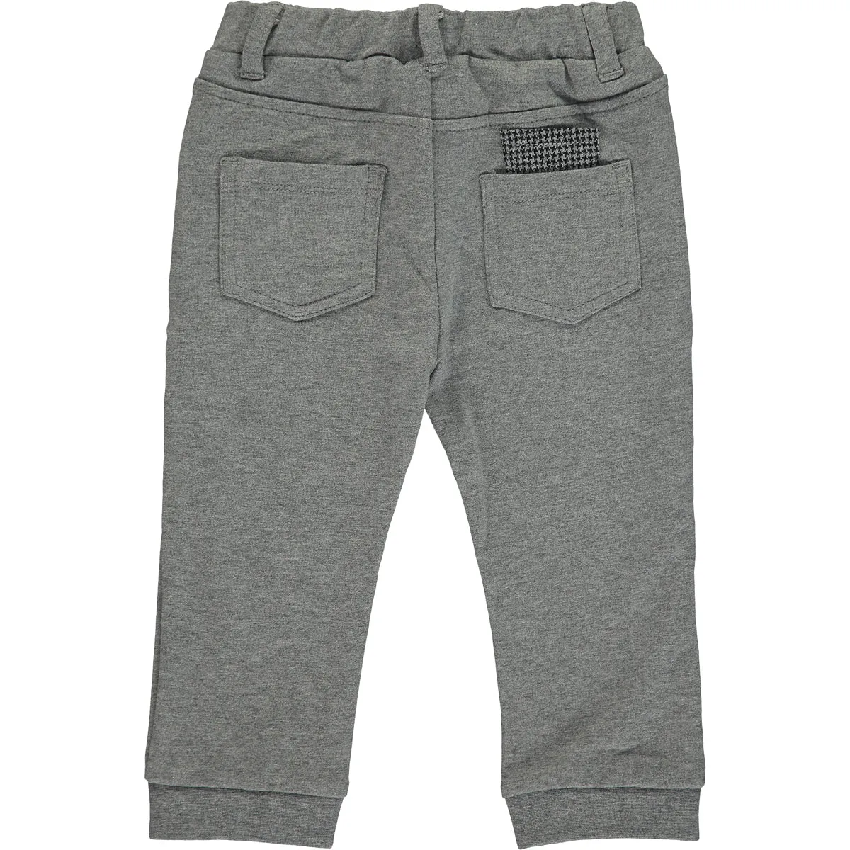 Baby Boy Grey Cotton Trousers