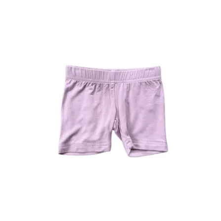 Baby Sprouts Girl's Biker Shorts- Thistle