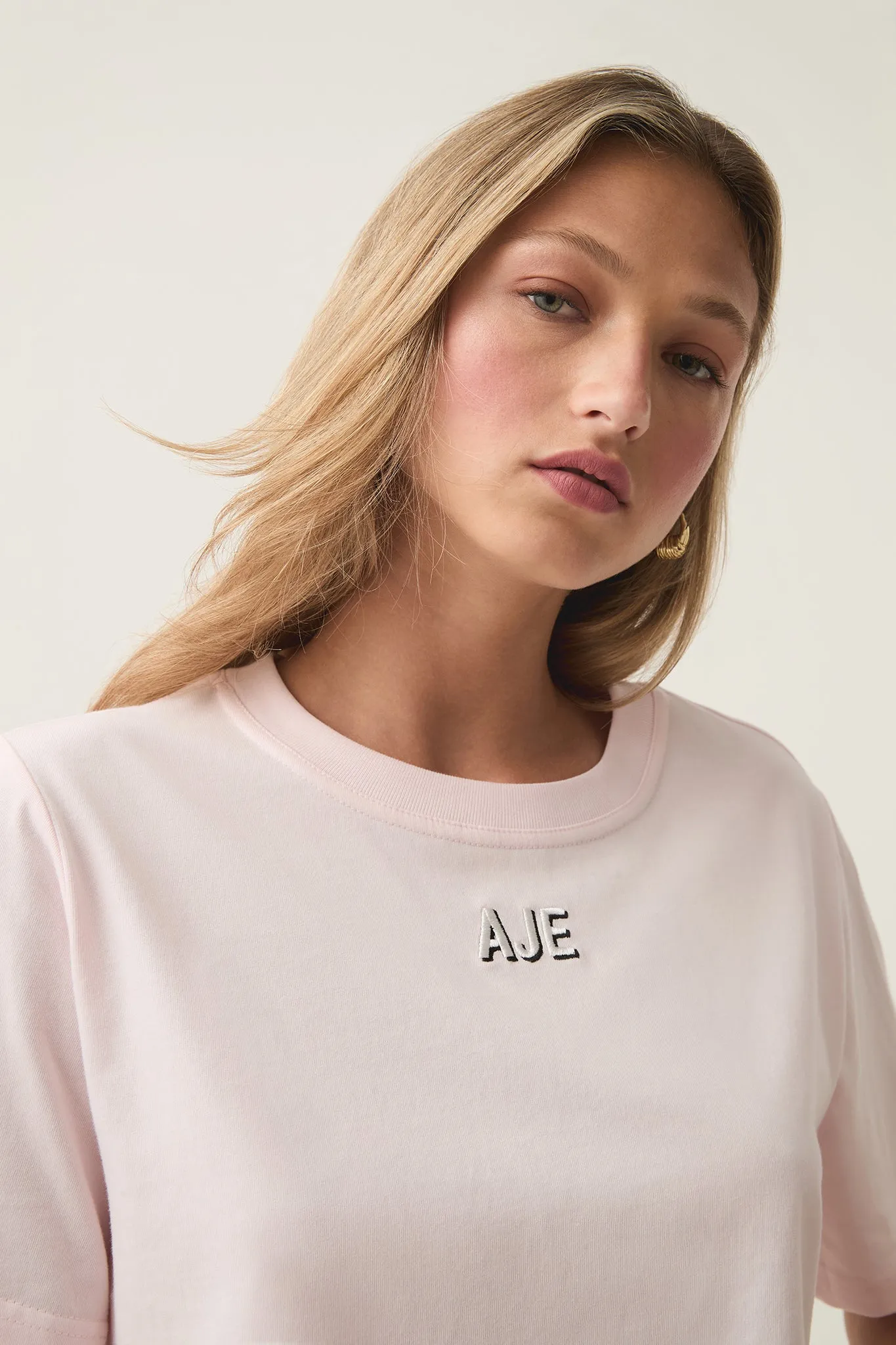 Beam Embroidered Logo Tee