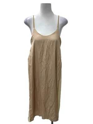 Beige Two Tone Slip Dress BTV