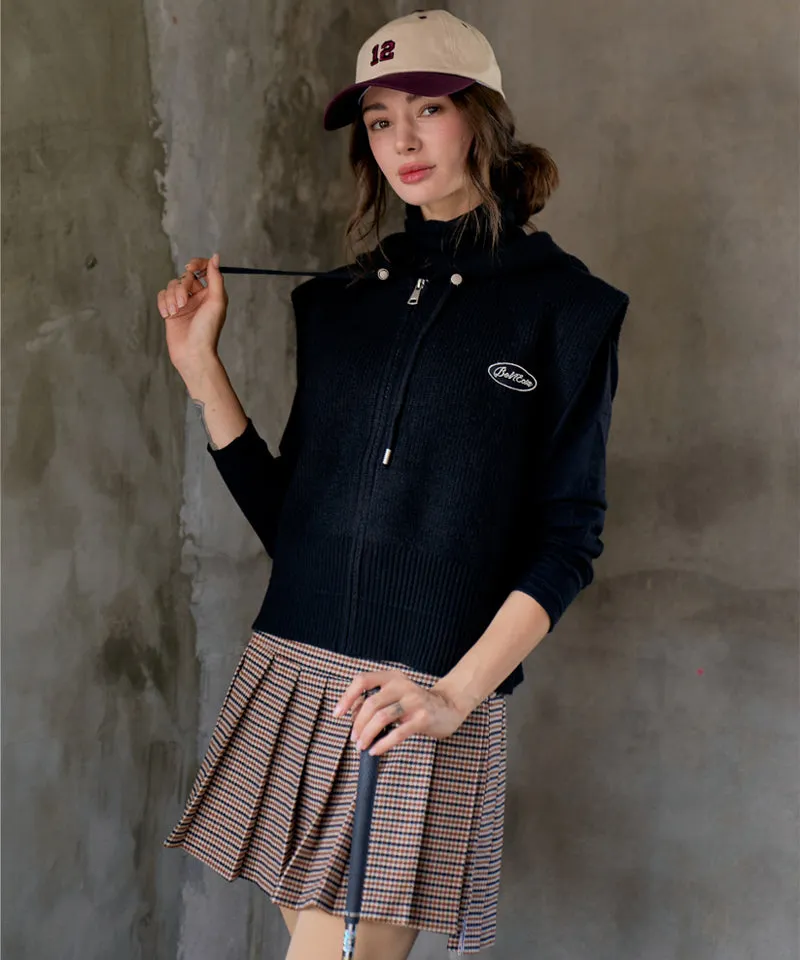 BENECIA 12 Hoodie Vest - Black