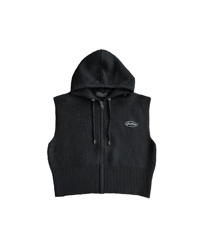 BENECIA 12 Hoodie Vest - Black