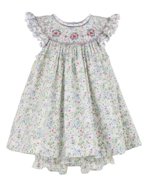 Berry Bouquet Smocked Bishop Dress