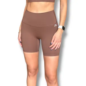 Biker Shorts - Coffee