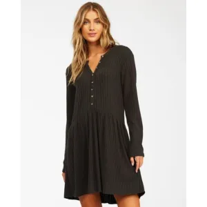 BILLABONG ALWAYS LOUNGING DRESS OFF BLACK