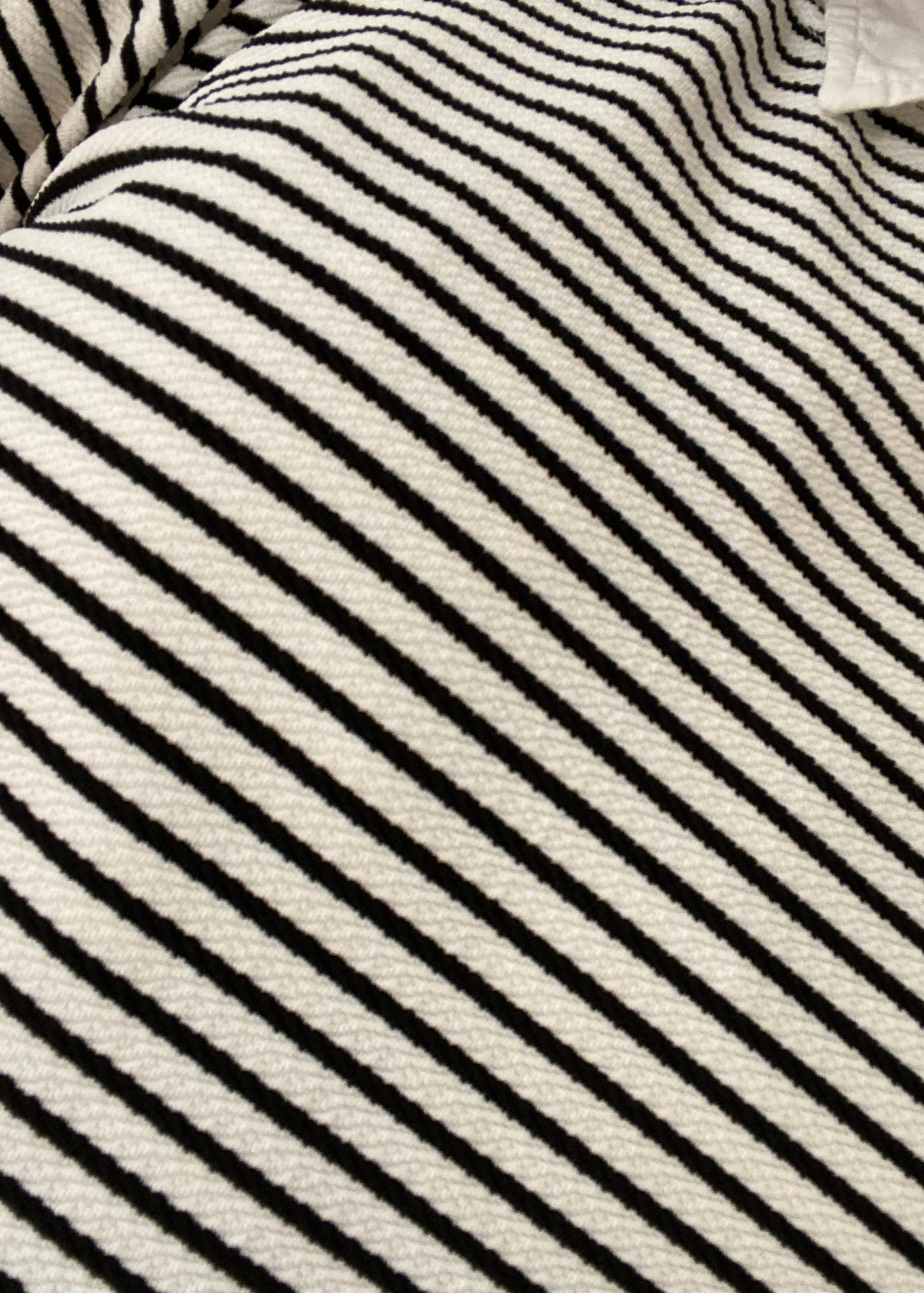 Black & White Stripe Loose Fit Trouser Co-Ord