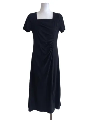 Black Knitted Slip Dress