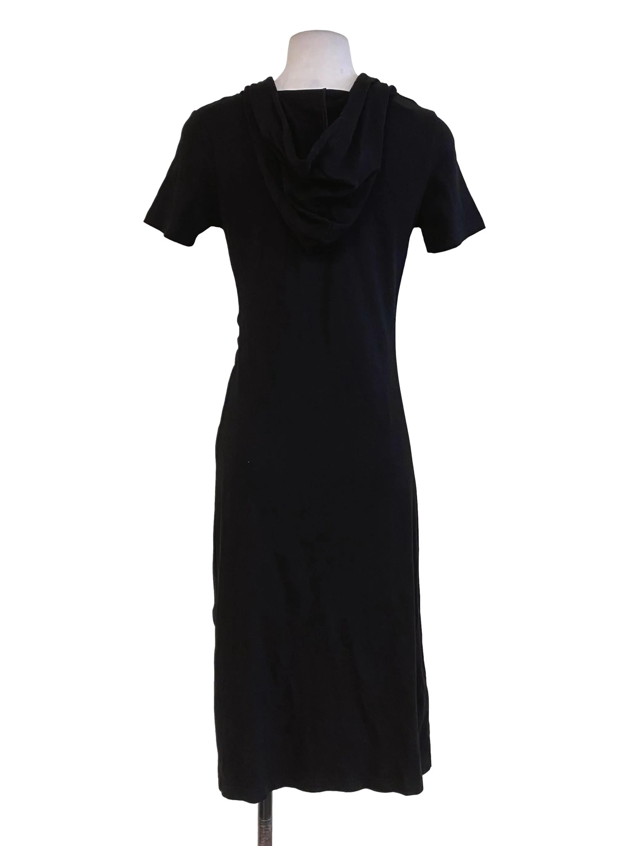Black Slip Hood Dress
