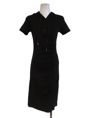 Black Slip Hood Dress