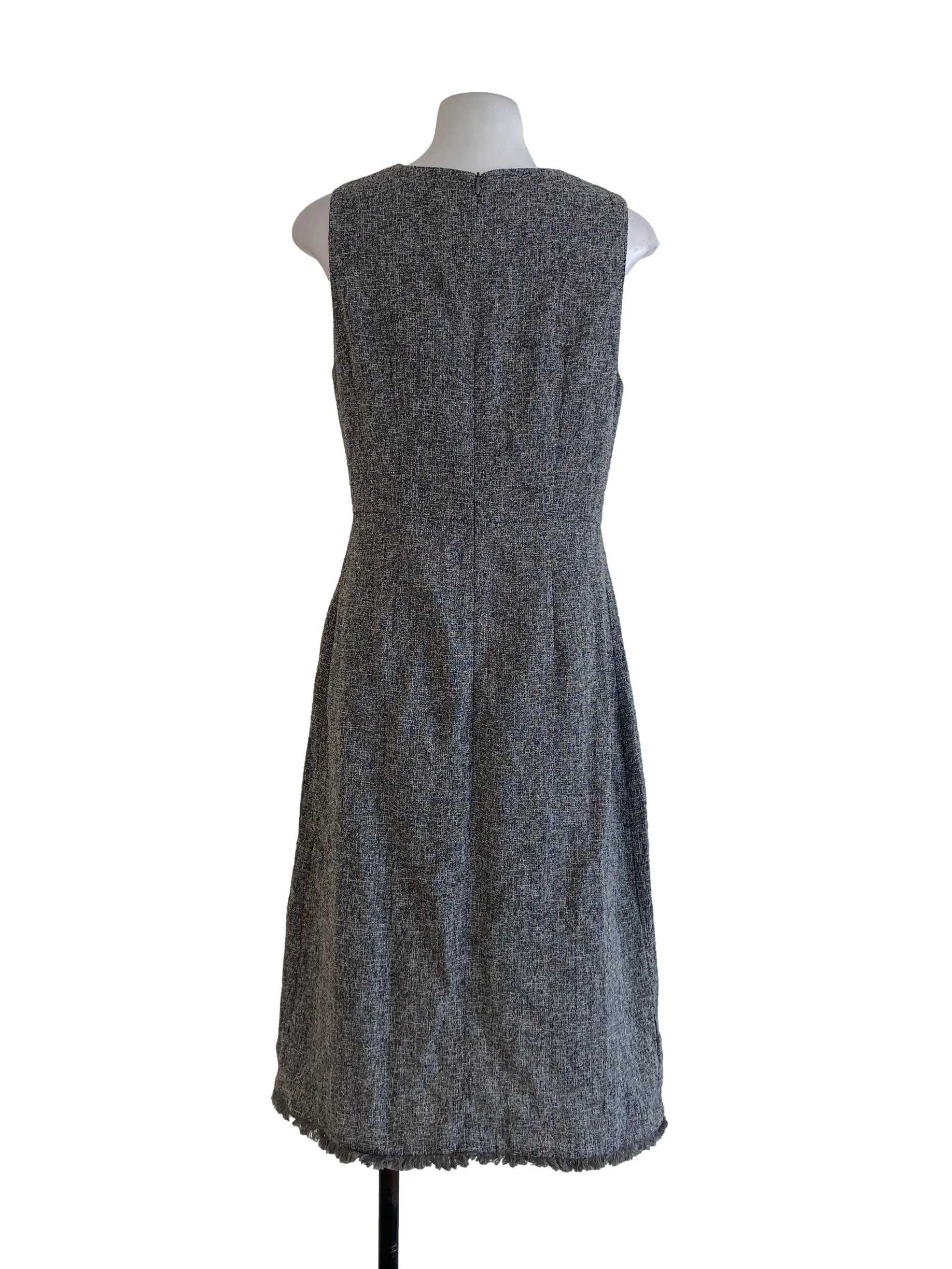 Black Twill Slip Dress