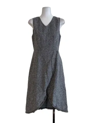 Black Twill Slip Dress