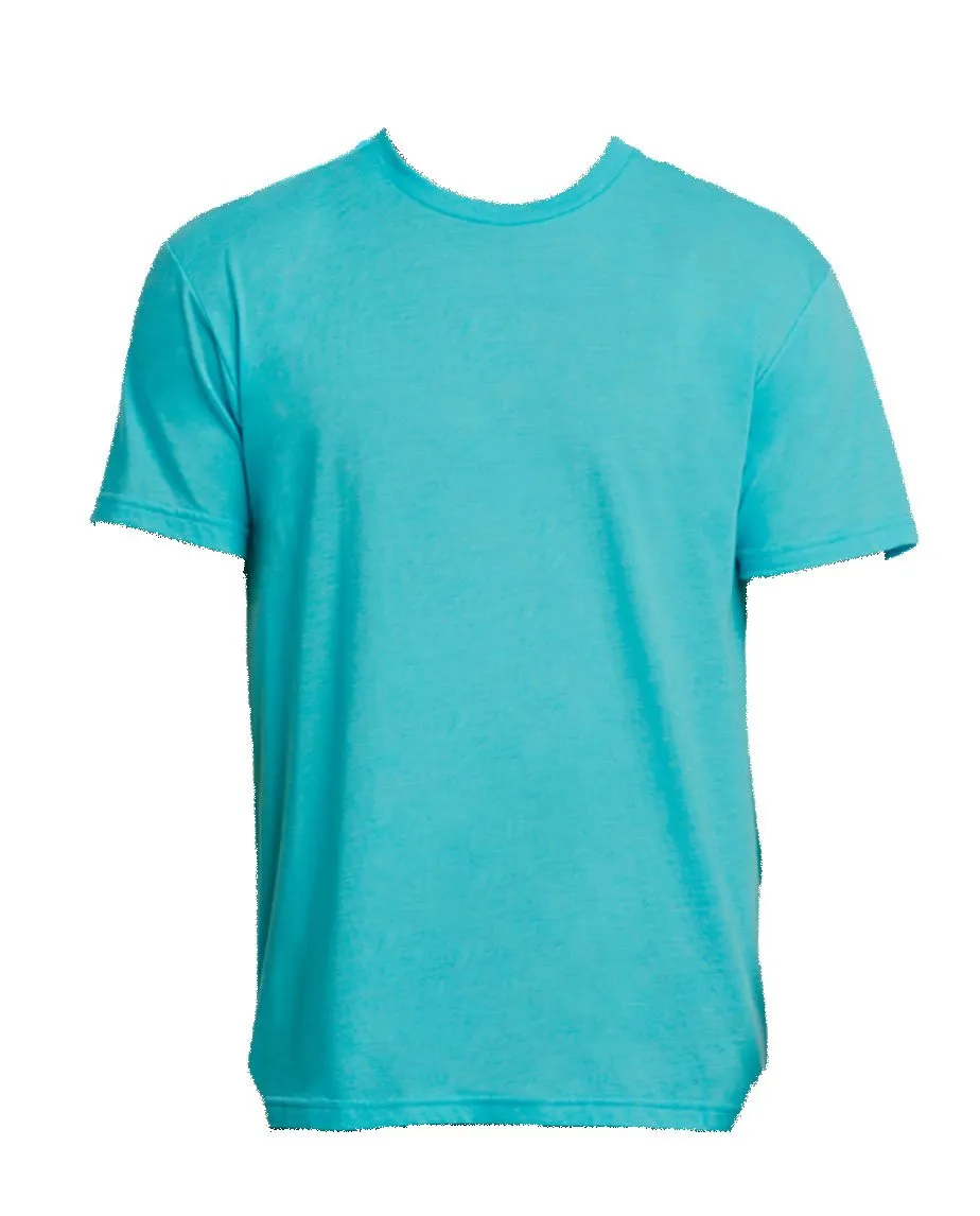 Bleached Fancy Turquoise Cow Tri-Blend Crew Tee