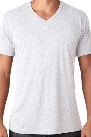 Blessed Mama Stacked Tri-Blend V Neck Tee