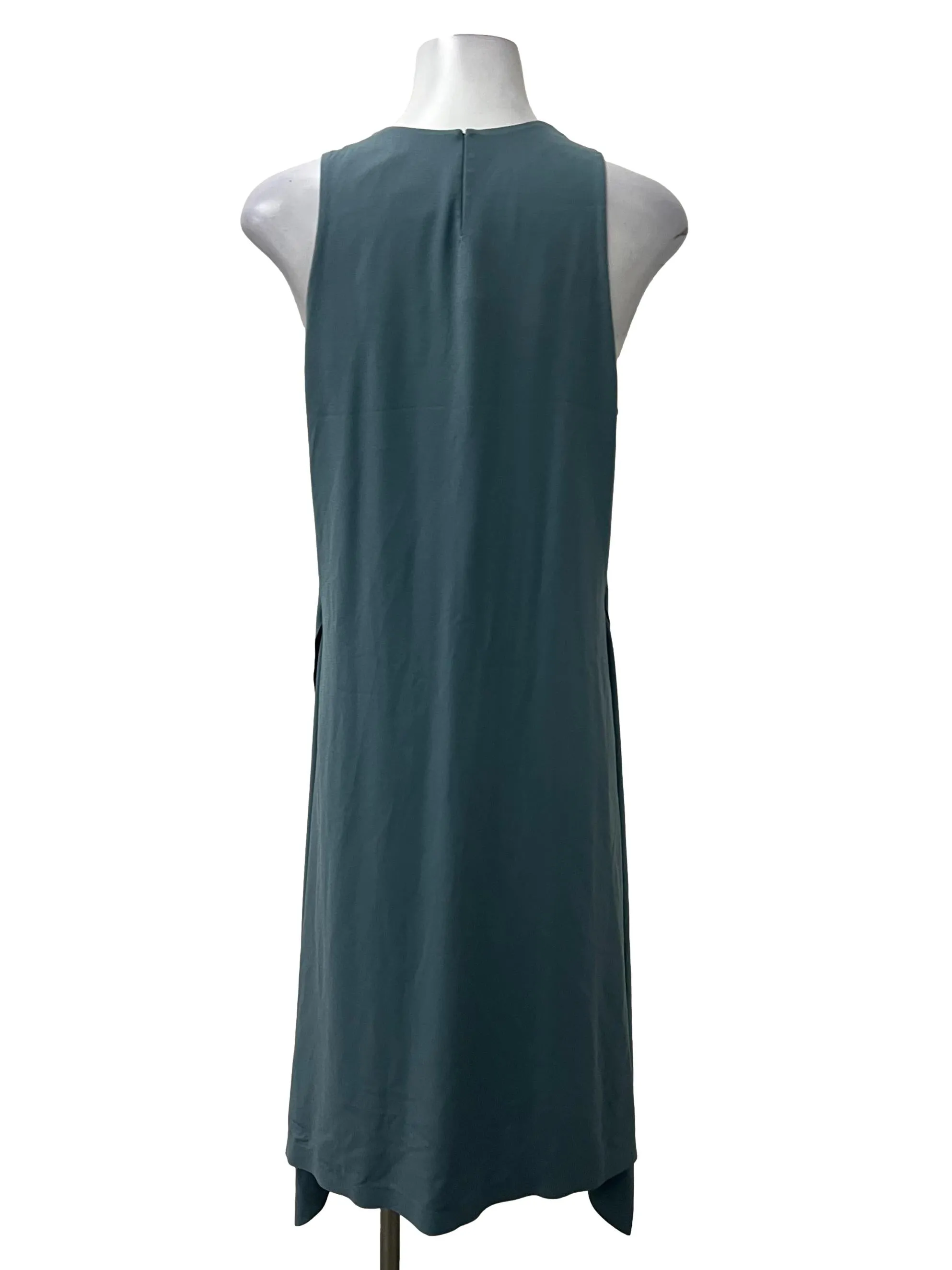 Blue Asymmetrical Slip Dress IGC