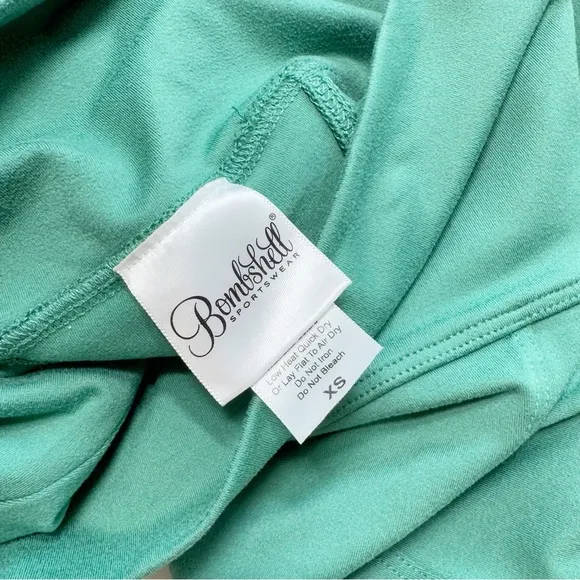 Bombshell Sportswear Jade Green Biker‎ Shorts XS