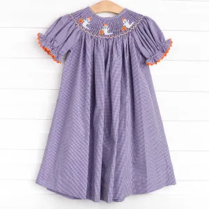 Boo-tiful Smocked Dress, Purple