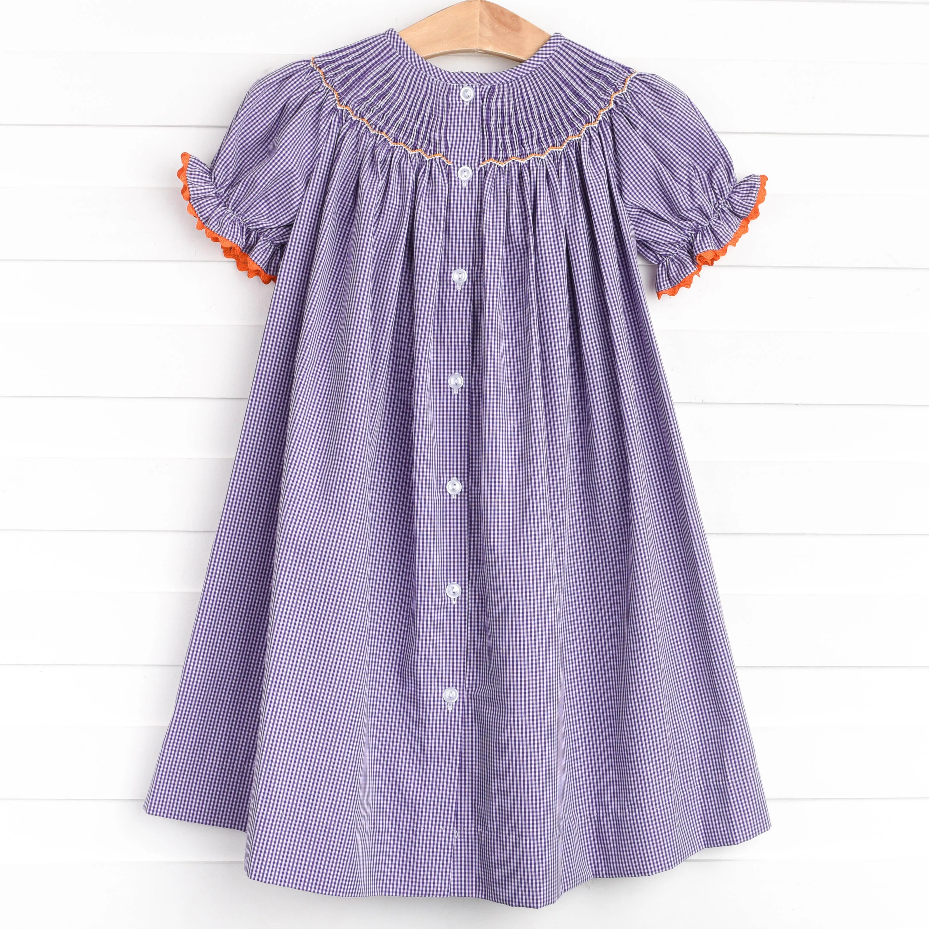Boo-tiful Smocked Dress, Purple