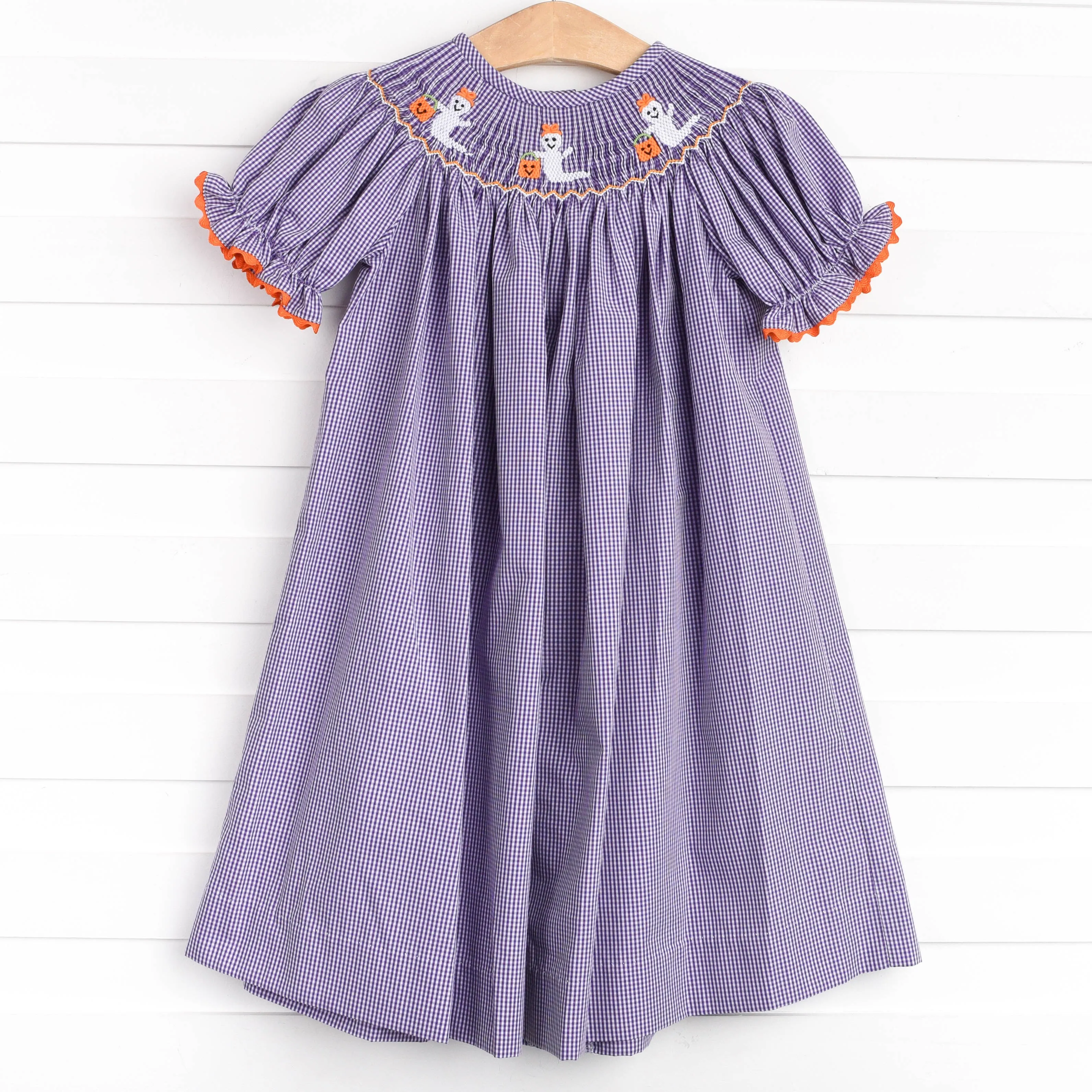 Boo-tiful Smocked Dress, Purple