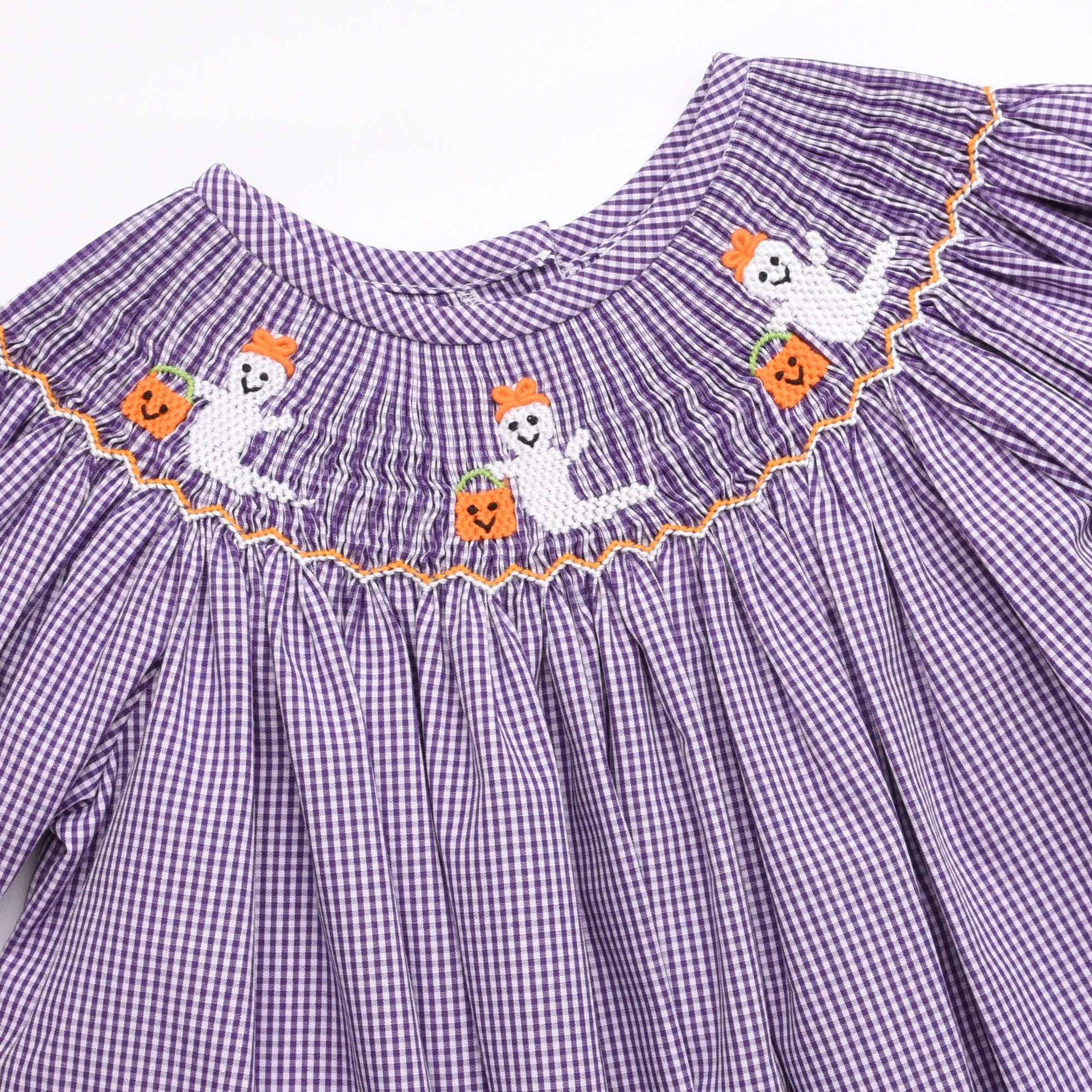 Boo-tiful Smocked Dress, Purple